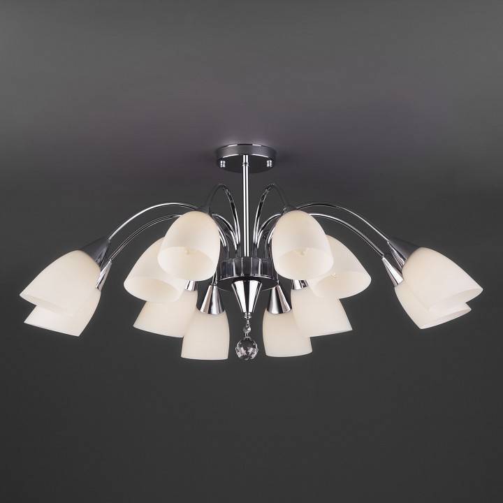 Люстра на штанге Eurosvet Ellene 30149 хром 30149