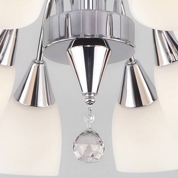 Люстра на штанге Eurosvet Ellene 30149 хром 30149