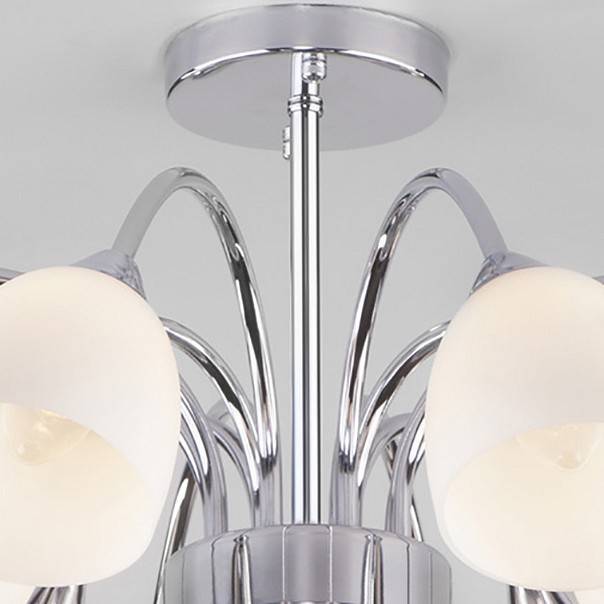 Люстра на штанге Eurosvet Ellene 30149 хром 30149