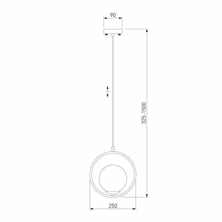 Подвесной светильник Eurosvet Ringo 50089/1 золото