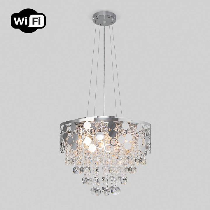 Подвесной светильник Eurosvet Lianna 10123/8 хром Strotskis Smart 10123/8