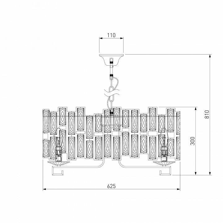 Подвесной светильник Bogates Frammenti 352/8 Strotskis Smart