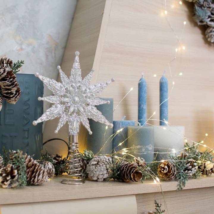 Гирлянда Нить Eurosvet Роса 400-006 теплый белый 3 м на батарейках 400-006