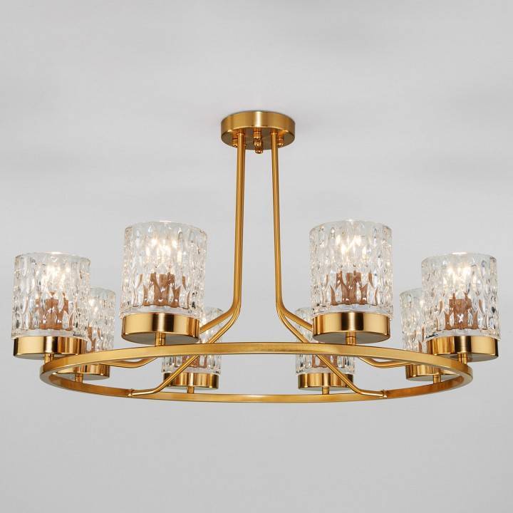 Люстра на штанге Eurosvet Calle 60127/8 латунь 60127/8