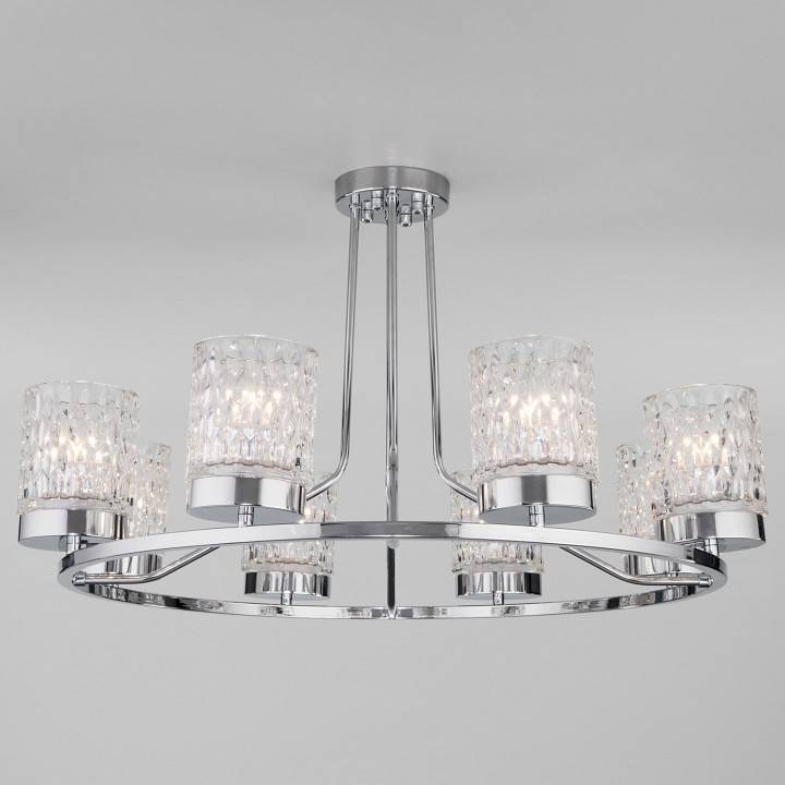 Люстра на штанге Eurosvet Calle 60127/8 хром 60127/8
