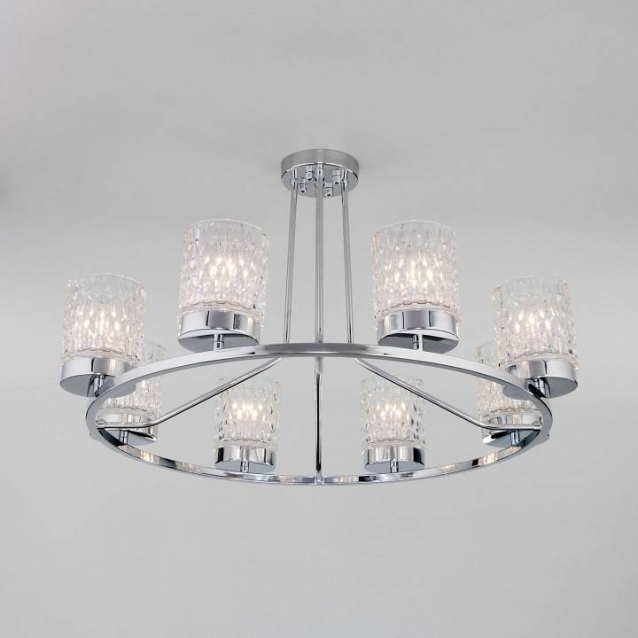 Люстра на штанге Eurosvet Calle 60127/8 хром 60127/8