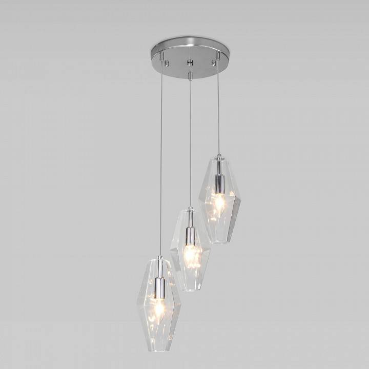 Подвесной светильник Eurosvet Prism 50236/3 прозрачный