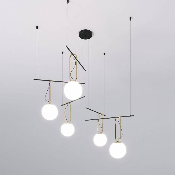 Подвесная люстра Eurosvet Riche 70143/5 черный 70143/5