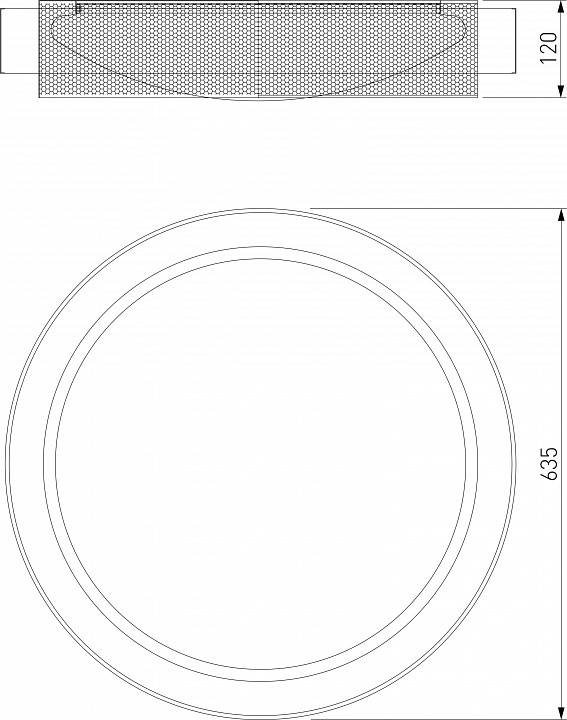 Накладной светильник Eurosvet Imperio белый/серебро Smart 90287/1