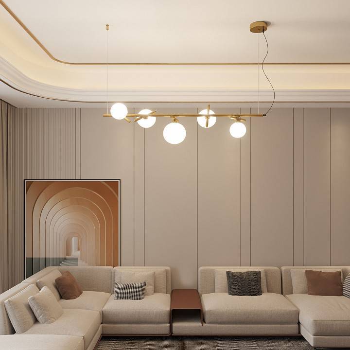 Подвесной светильник Eurosvet Salut 50382/5 латунь 50382/5