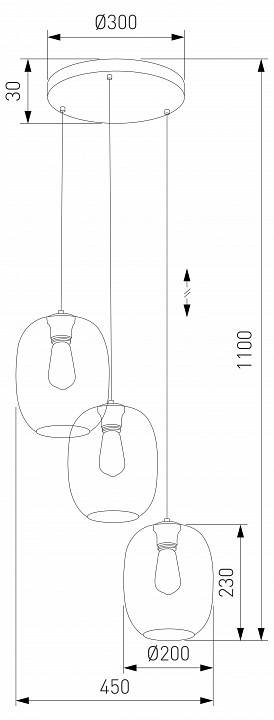 Подвесной светильник TK Lighting Elio 5973 Elio