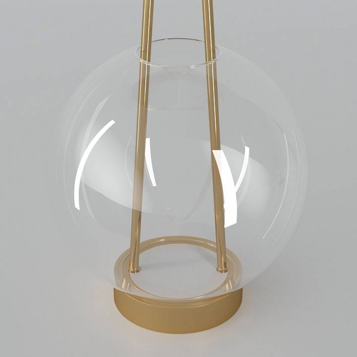 Настольная лампа декоративная Eurosvet Frasco 80507/1 латунь