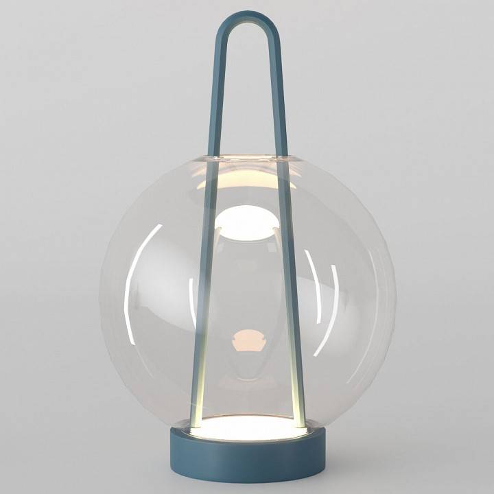 Настольная лампа декоративная Eurosvet Frasco 80507/1 синий