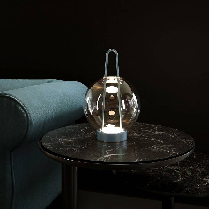 Настольная лампа декоративная Eurosvet Frasco 80507/1 синий