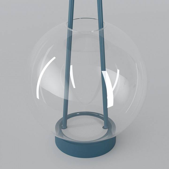 Настольная лампа декоративная Eurosvet Frasco 80507/1 синий