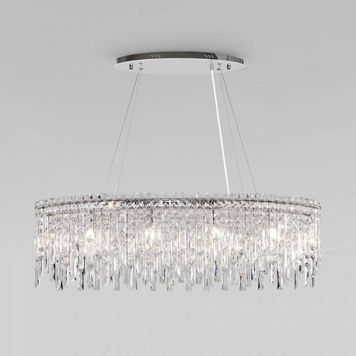 Подвесная люстра Eurosvet Blitz хром Strotskis Smart 60159/10