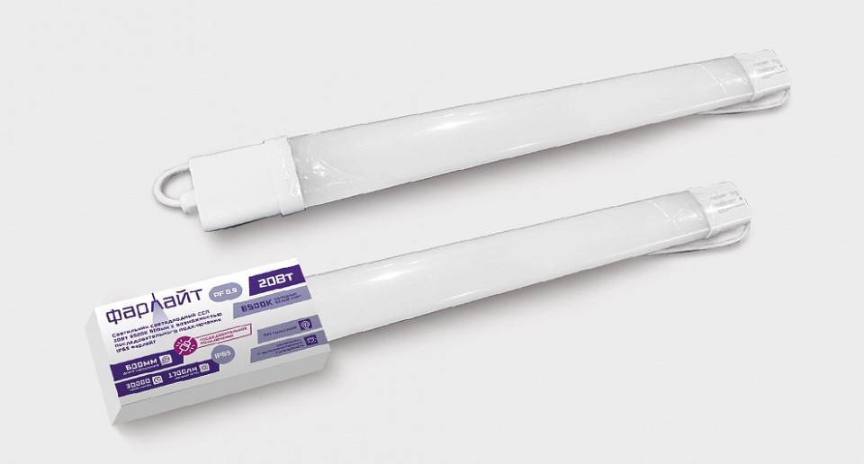 Светильник светодиодный пылевлагозащищенный Farlight ССП 36 Вт 4000 К IP65 FAR002069