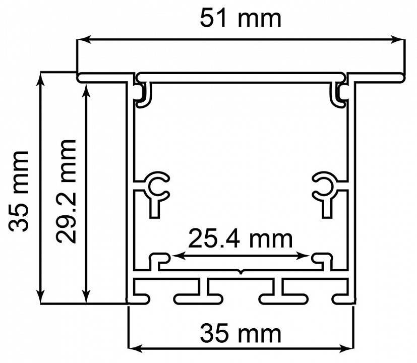 Короб встраиваемый Feron CAB255 10363