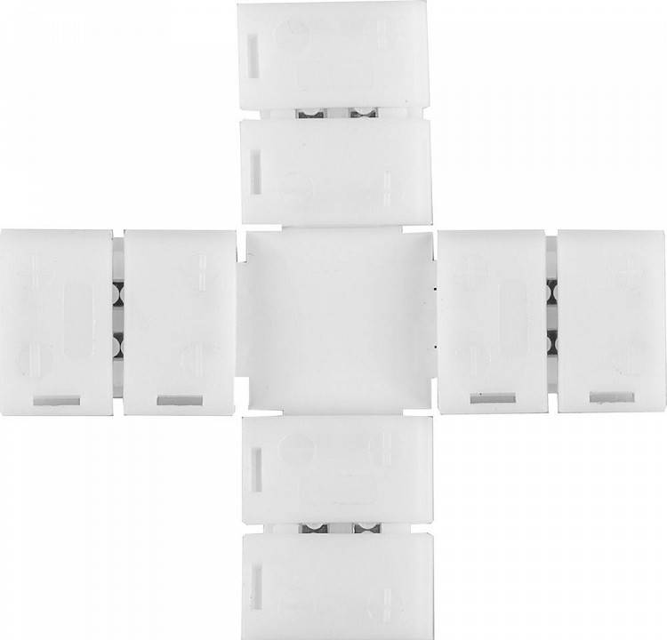 Соединитель лент X-образный жесткий Feron  23139