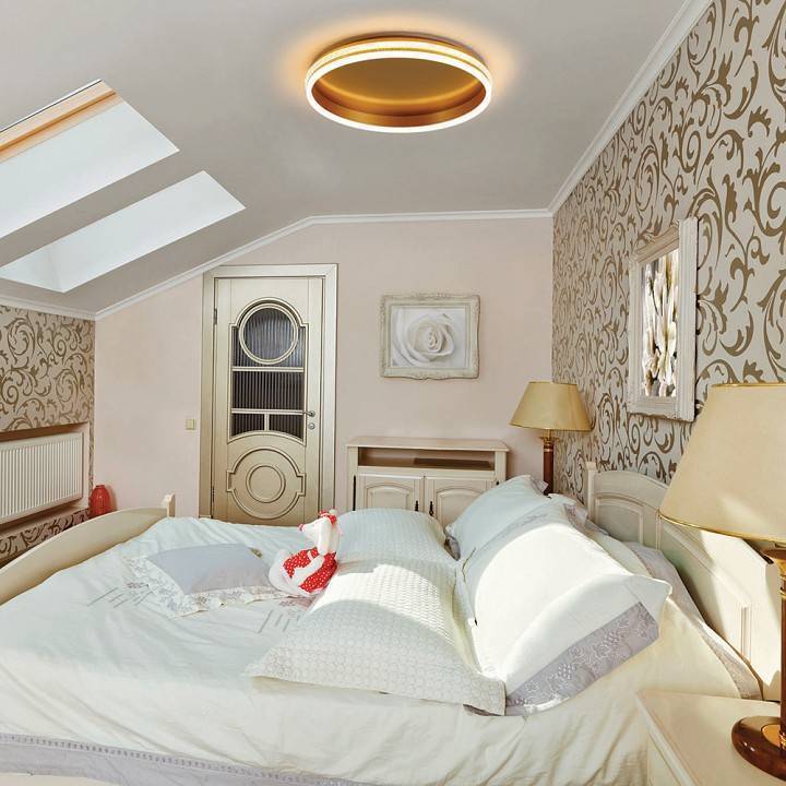 Светильник светодиодный накладной Feron AL5880 Shinning ring 60 Вт 3000-6500 К с пультом 41694