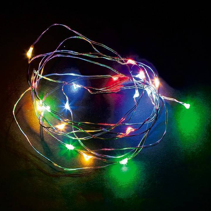 Гирлянда Нить Feron CL575 Роса мультиколор 5 м USB IP20 48185