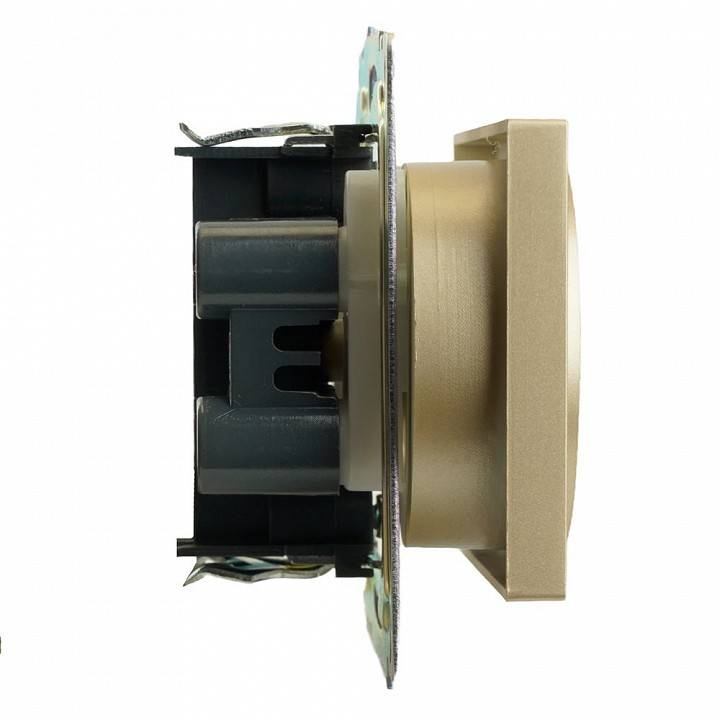 Розетка двойная без заземления и со шторкой, без рамки Stekker Катрин 49225