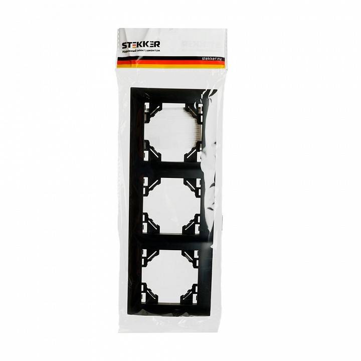 Рамка на 3 поста Stekker Эрна Элегант 49663