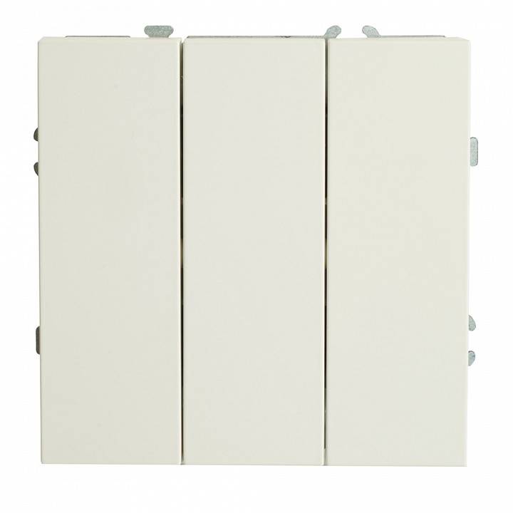 Выключатель трехклавишный без рамки Stekker RSW10-5108-01 49870