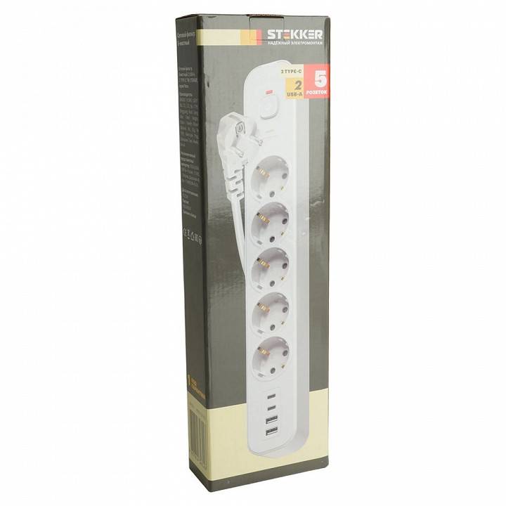 Сетевой фильтр Stekker Nova 50103