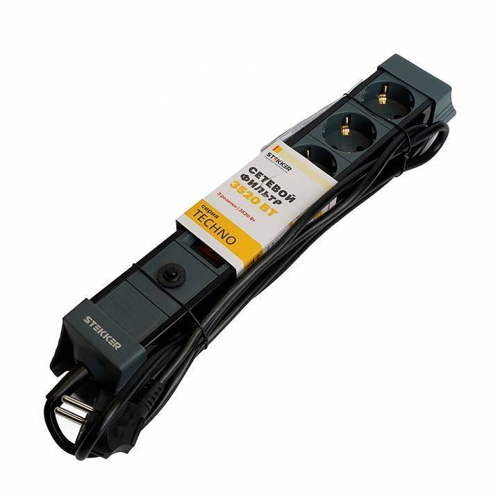 Сетевой фильтр Stekker Techno 50153