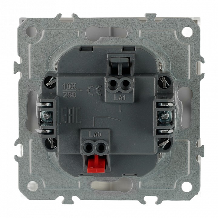 Выключатель одноклавишный без рамки Stekker Эмили 50238