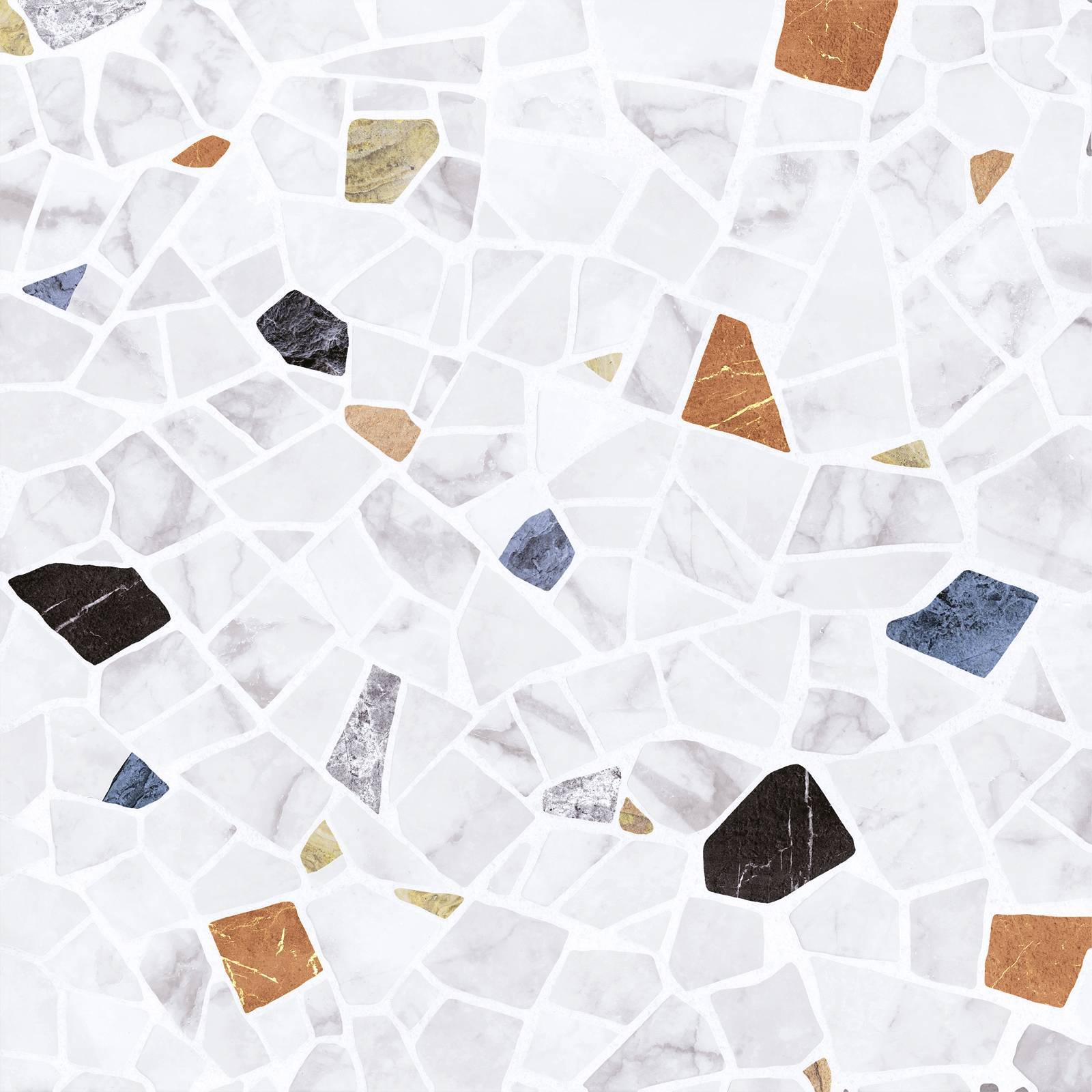 Керамогранит Alma Ceramica Smalta Mix матовый 410x410x8 мм FT3SML55