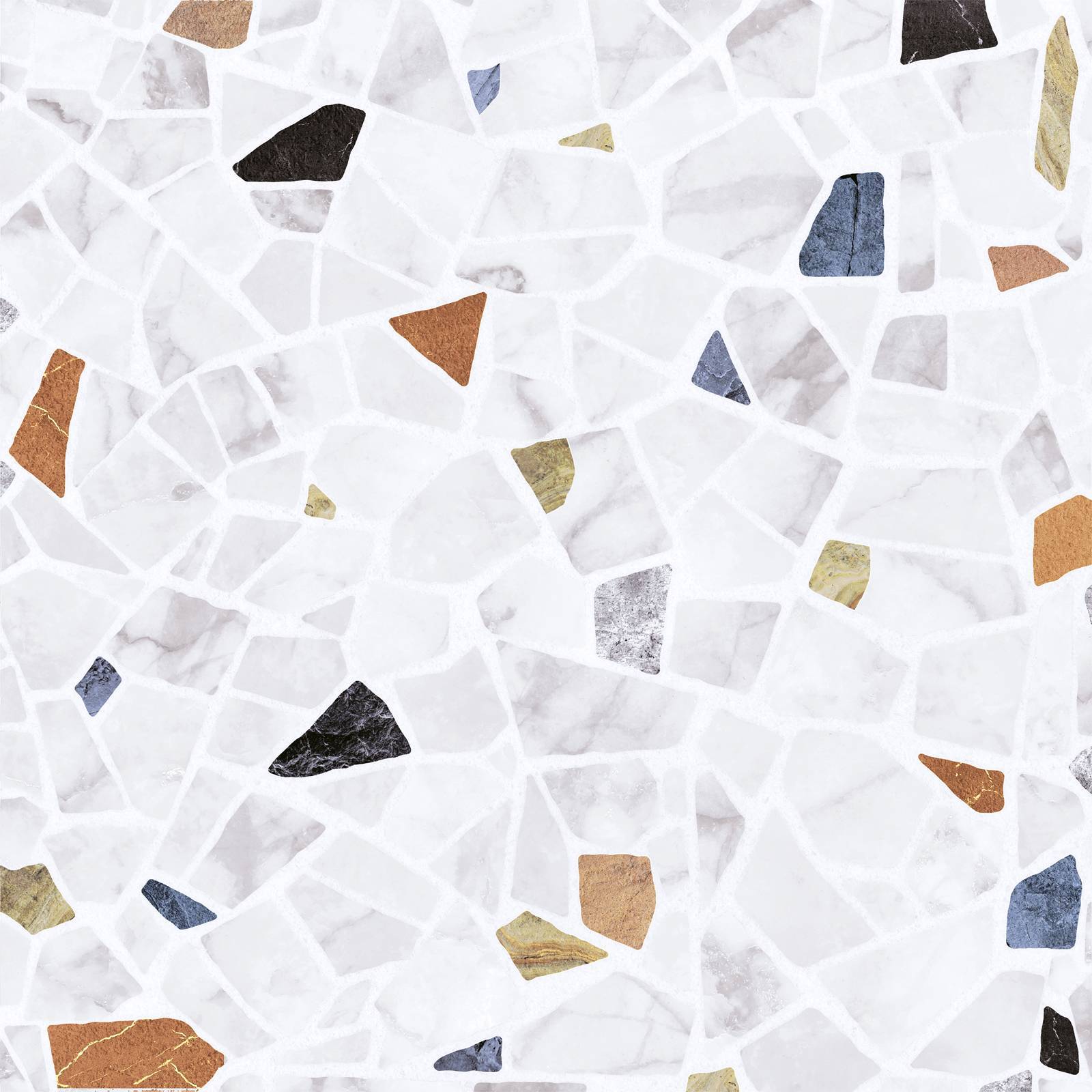 Керамогранит Alma Ceramica Smalta Mix матовый 410x410x8 мм FT3SML55