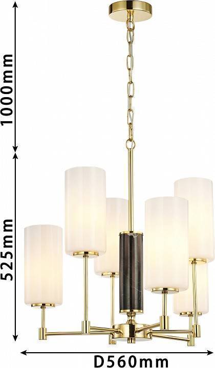 Подвесная люстра Favourite Palmarius 6 ламп 2815-6P