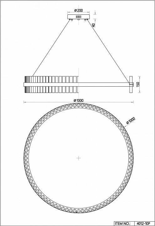 Подвесной светильник Favourite Placerat 4012-10P