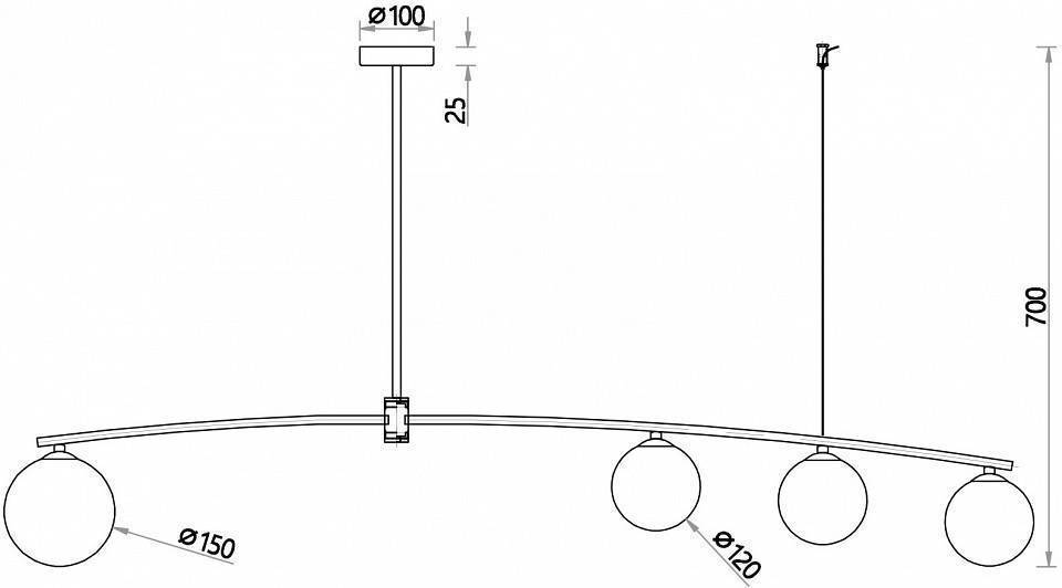 Светильник на штанге Favourite Equilibrium 4039-4P