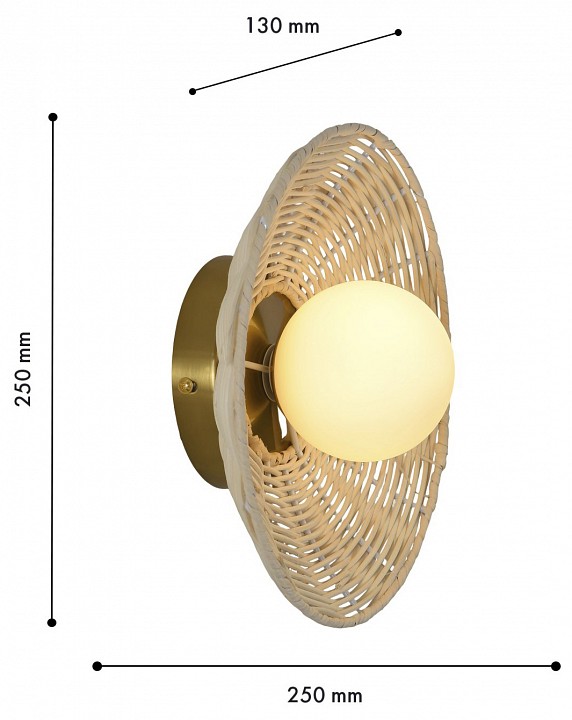 Накладной светильник Favourite Trenza 4836-1W