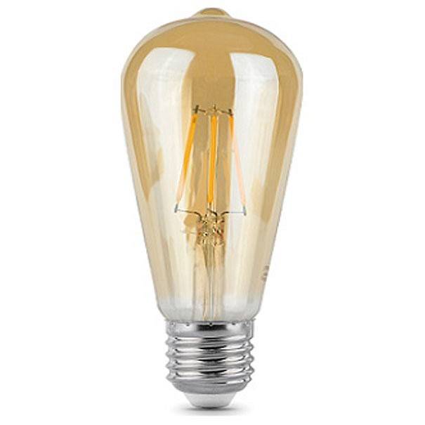 Лампа светодиодная Gauss Filament A60 6 Вт E27 2400 К диммируемая 102802006-D