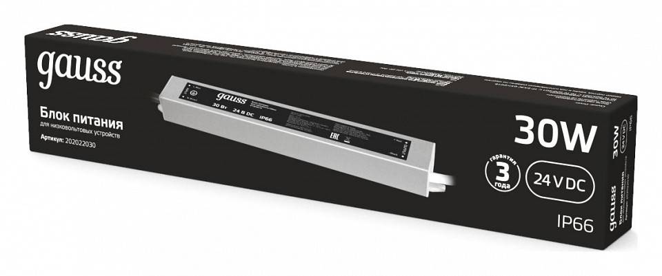 Блок питания с проводом Gauss  202022030