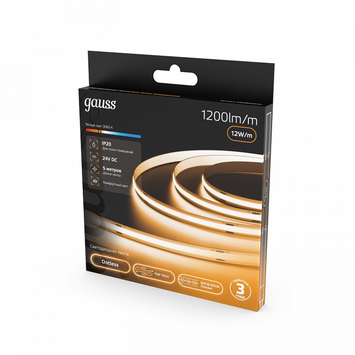 Лента светодиодная Gauss  23638032012