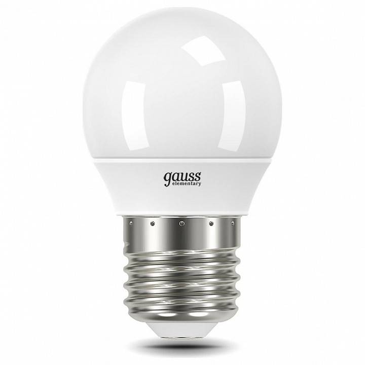 Лампа светодиодная Gauss Elementary A60 10 Вт E27 6500 К 53230
