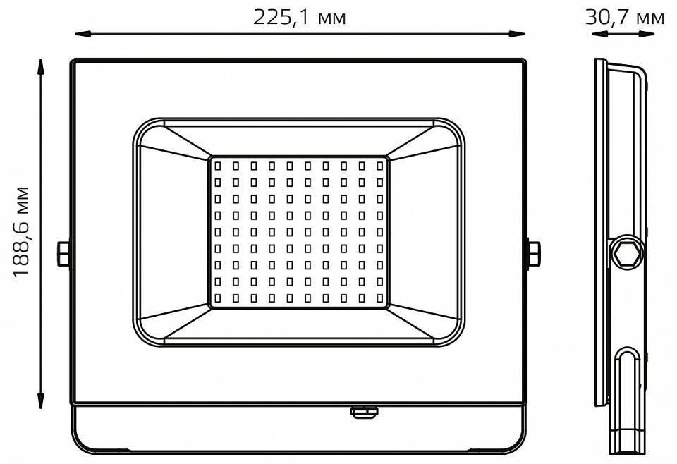 Светильник настенно-потолочный Gauss Elementary 613100270