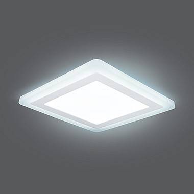 Встраиваемый светильник Gauss Backlight под лампу MR16 GU5.3 с LED подсветкой BL125