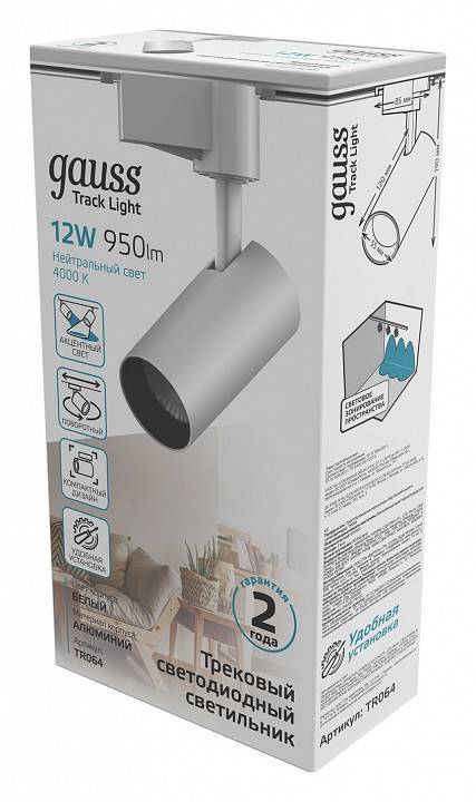 Светильник на штанге Gauss TR TR064