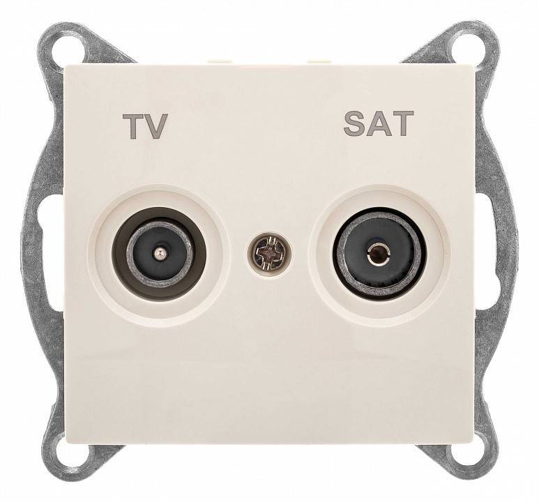ТВ-розетка и SAT-розетка оконечная без рамки Gusi Electric BRAVO С10TS1-003