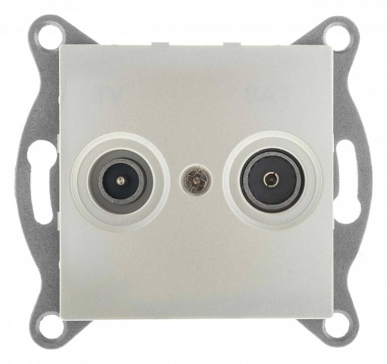 ТВ-розетка и SAT-розетка оконечная без рамки Gusi Electric BRAVO С10TS1-028