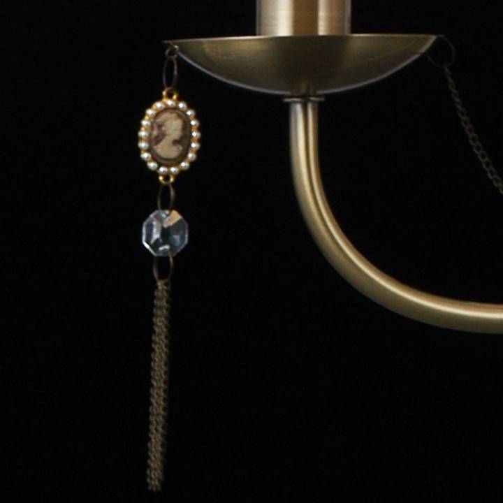 Подвесная люстра ILLUMICO IL0023 IL0023-3PSQ-24 AB CASTOR