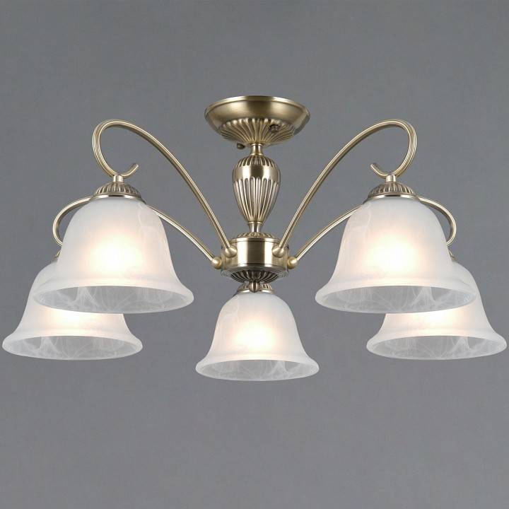 Люстра на штанге ILLUMICO AREZZO IL0696-5ASQ-25 AB AREZZO