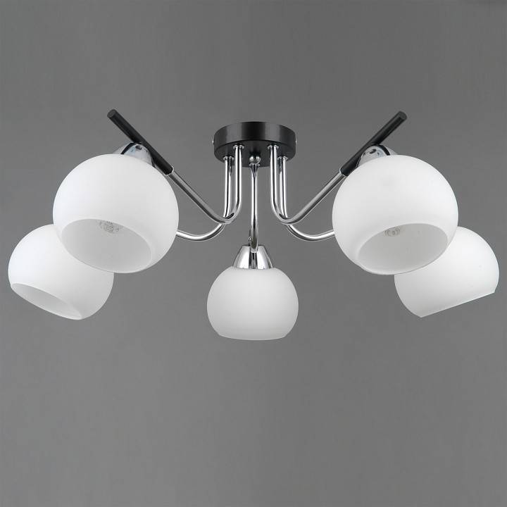 Потолочная люстра ILLUMICO LIBRA IL0713-5CSQ-24 BK CR LIBRA