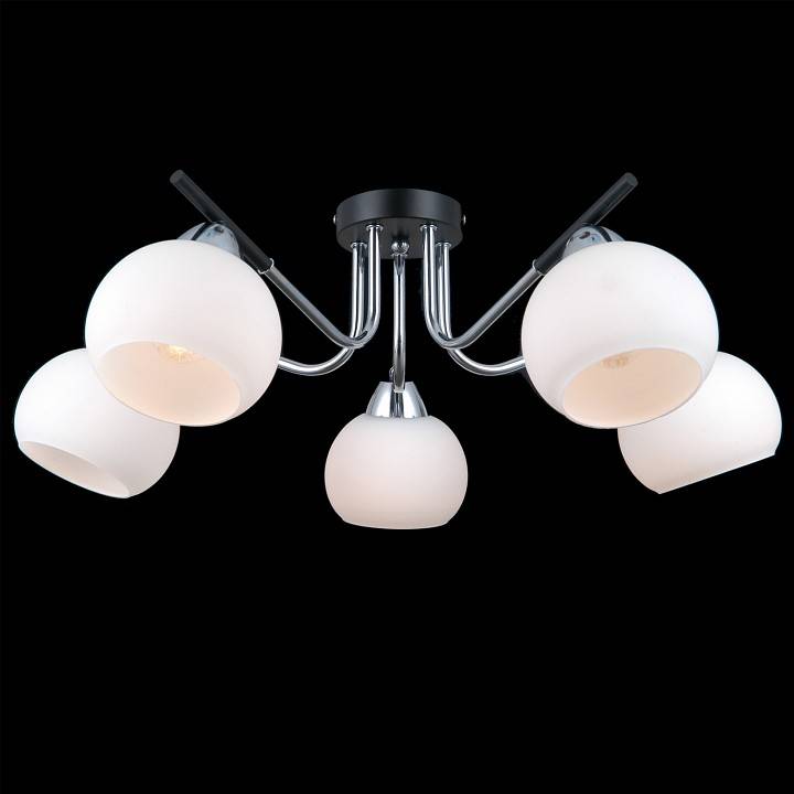 Потолочная люстра ILLUMICO LIBRA IL0713-5CSQ-24 BK CR LIBRA